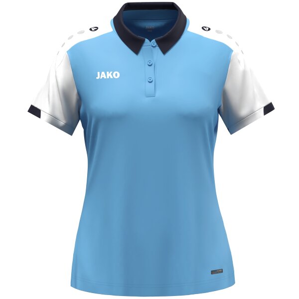 Jako Polo Dynamic - skyblue/weiß/marine