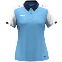 Jako Polo Dynamic - skyblue/weiß/marine