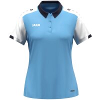 Jako Polo Dynamic - skyblue/weiß/marine