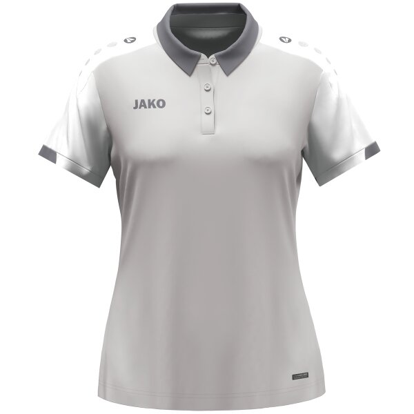Jako Polo Dynamic - hellgrau/weiß/grau