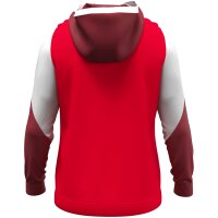 Jako Zip Hoodie Dynamic Kinder - rot/weiß/dunkelrot