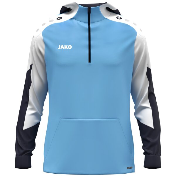 Jako Zip Hoodie Dynamic Kinder - skyblue/weiß/marine