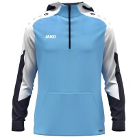 Jako Zip Hoodie Dynamic Kinder - skyblue/weiß/marine