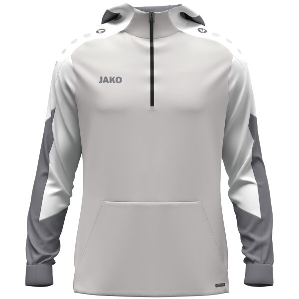 Jako Zip Hoodie Dynamic Kinder - hellgrau/weiß/grau