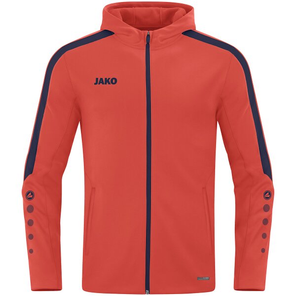 Jako Kapuzenjacke Power - flame/marine