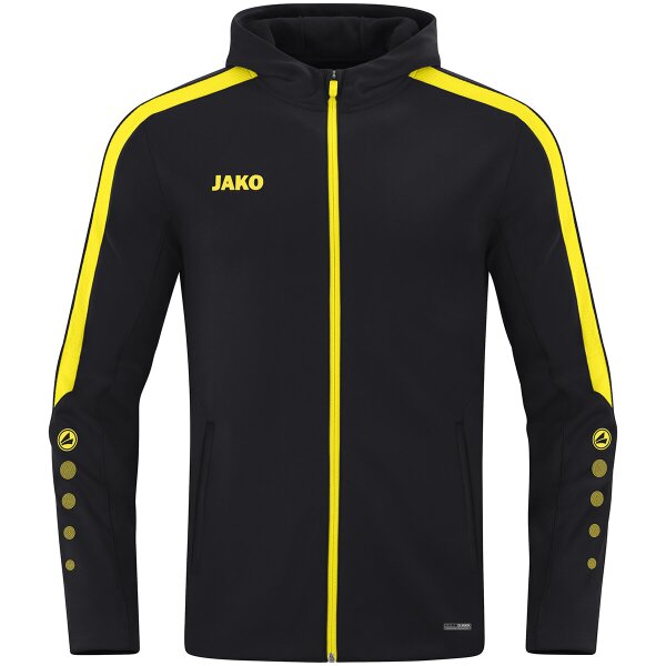 Jako Kapuzenjacke Power - schwarz/citro