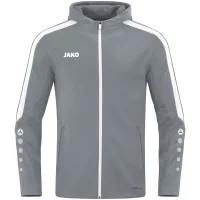Jako Kapuzenjacke Power - steingrau