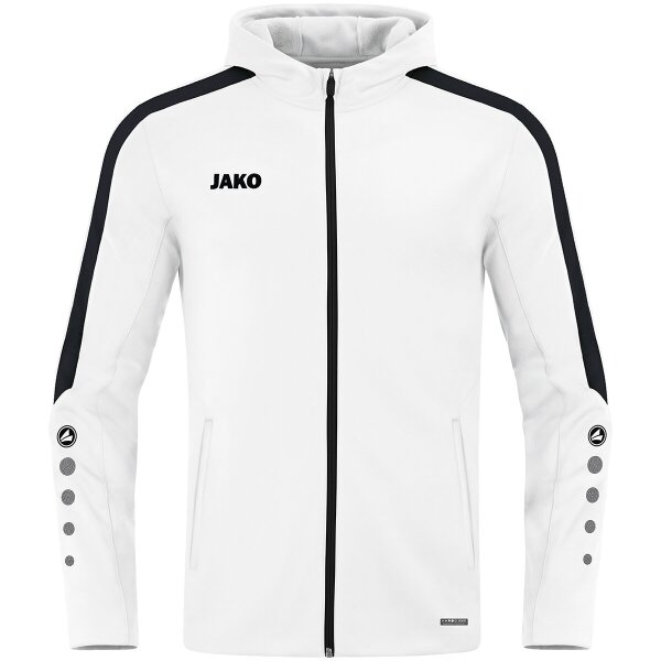 Jako Kapuzenjacke Power Kinder - weiß