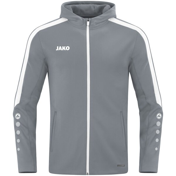 Jako Kapuzenjacke Power Kinder - steingrau