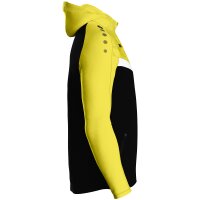Jako Kapuzenjacke Iconic - schwarz/soft yellow