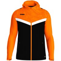 Jako Kapuzenjacke Iconic Kinder - schwarz/neonorange