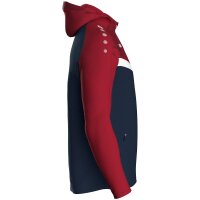 Jako Kapuzenjacke Iconic Kinder - marine/chili rot
