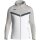 Jako Kapuzenjacke Iconic - weiß/soft grey/anthra light