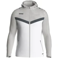 Jako Kapuzenjacke Iconic Kinder - weiß/soft grey/anthra...