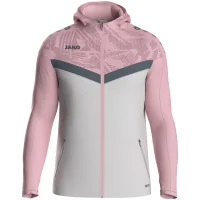 Jako Iconic Kapuzenjacke Damen - soft grey/dusky...