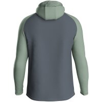 Jako Kapuzenjacke Iconic - anthra light/mintgrün/soft grey
