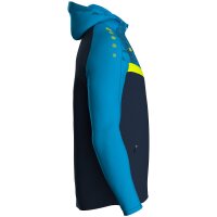 Jako Kapuzenjacke Iconic - marine/Jako blau/neongelb