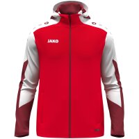 Jako Kapuzenjacke Dynamic Kinder - rot/weiß/dunkelrot