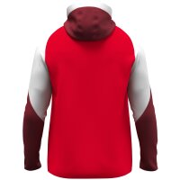 Jako Kapuzenjacke Dynamic Kinder - rot/weiß/dunkelrot