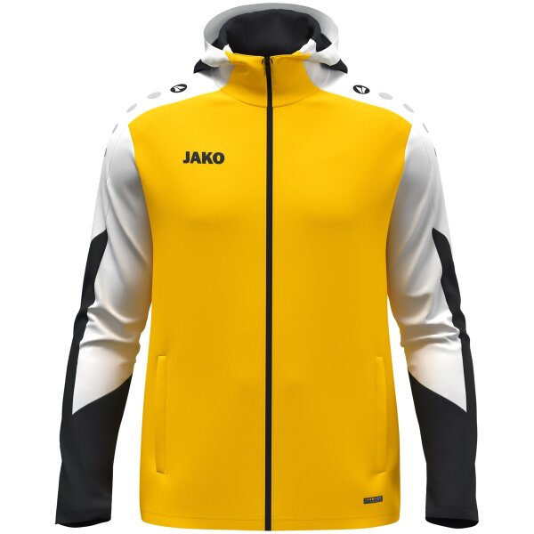 Jako Kapuzenjacke Dynamic Kinder - gelb/weiß/schwarz