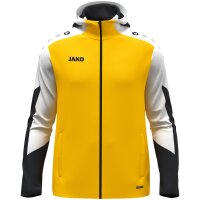 Jako Kapuzenjacke Dynamic Kinder - gelb/weiß/schwarz