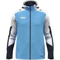 Jako Kapuzenjacke Dynamic Kinder - skyblue/weiß/marine