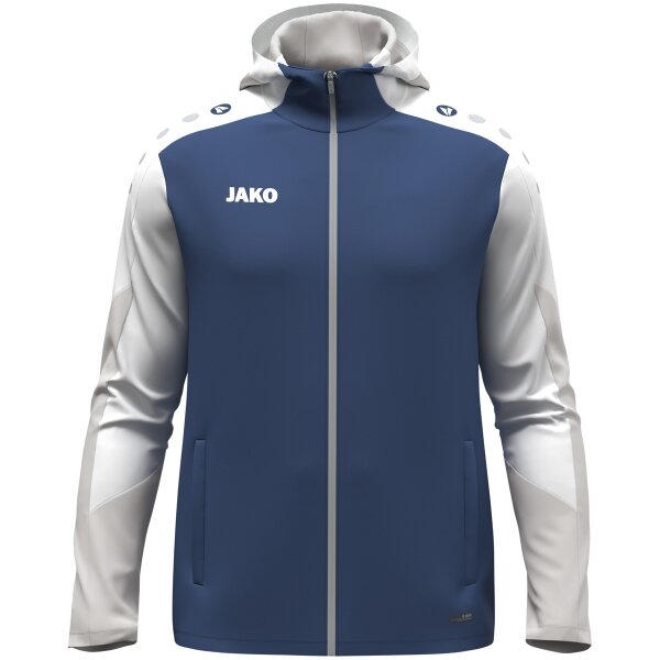 Jako Kapuzenjacke Dynamic Kinder - nachtblau/weiß/hellgrau