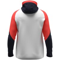 Jako Kapuzenjacke Dynamic - weiß/coral/marine