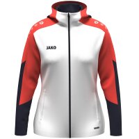 Jako Kapuzenjacke Dynamic - weiß/coral/marine