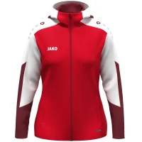 Jako Kapuzenjacke Dynamic - rot/weiß/dunkelrot
