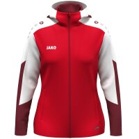 Jako Kapuzenjacke Dynamic - rot/weiß/dunkelrot