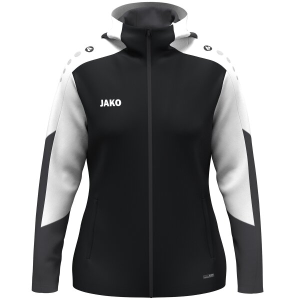 Jako Kapuzenjacke Dynamic - schwarz/weiß/anthrazit