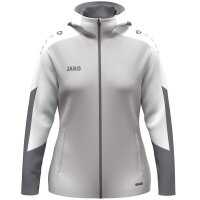 Jako Kapuzenjacke Dynamic - hellgrau/weiß/grau