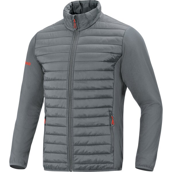 Jako Hybridjacke Premium Sportjacke Damen - steingrau