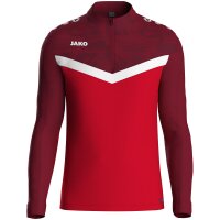 Jako Ziptop Iconic Kinder - rot/weinrot