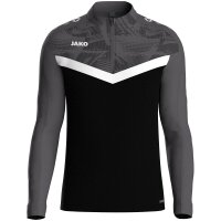 Jako Ziptop Iconic Kinder - schwarz/anthrazit