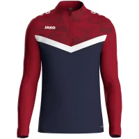Jako Ziptop Iconic Kinder - marine/chili rot