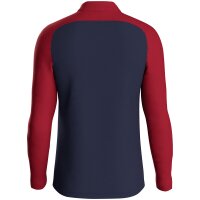 Jako Ziptop Iconic Kinder - marine/chili rot