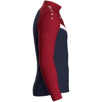 Jako Ziptop Iconic Kinder - marine/chili rot