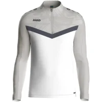Jako Ziptop Iconic - weiß/soft grey/anthra light