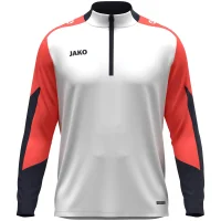 Jako Ziptop Dynamic Kinder - weiß/coral/marine