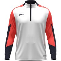 Jako Ziptop Dynamic Kinder - weiß/coral/marine