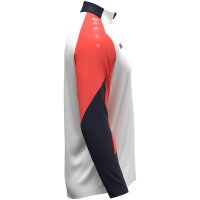 Jako Ziptop Dynamic Kinder - weiß/coral/marine
