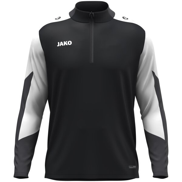 Jako Ziptop Dynamic Kinder - schwarz/weiß/anthrazit
