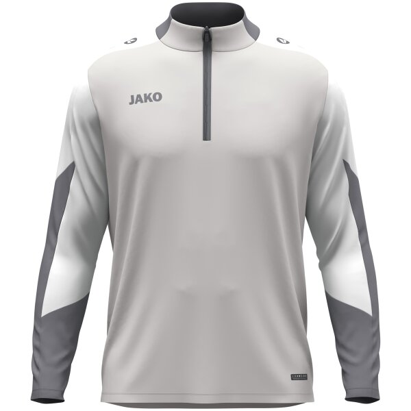 Jako Ziptop Dynamic Kinder - hellgrau/weiß/grau