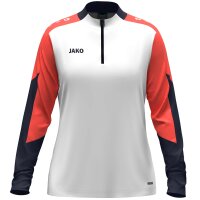 Jako Ziptop Dynamic - weiß/coral/marine