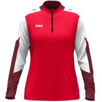 Jako Ziptop Dynamic - rot/weiß/dunkelrot