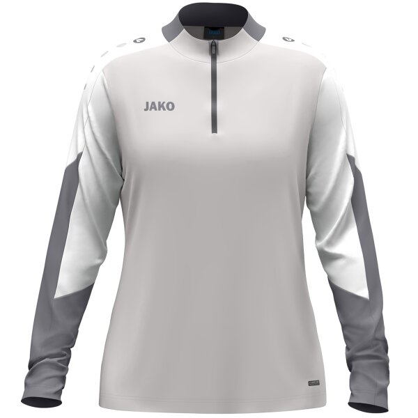 Jako Ziptop Dynamic - hellgrau/weiß/grau