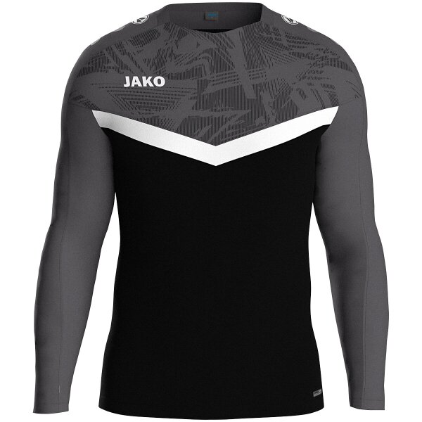 Jako Sweat Iconic Kinder - schwarz/anthrazit