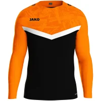 Jako Sweat Iconic Kinder - schwarz/neonorange